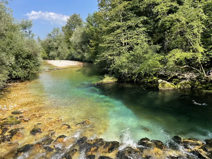 Lake Bohinj and the Triglav National Park mountains near Red Beech Cabin (photo 41)